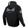 Mens Los Angeles Lakers Hi-Vis FZ Fleece Hoodie