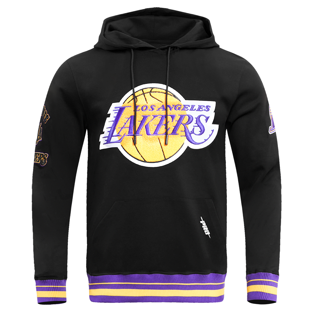 Mens Los Angeles Lakers Retro Classic Fleece Hoodie