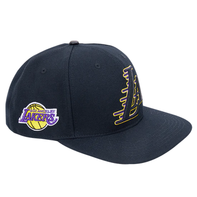 Mens Los Angeles Lakers Classic Logo Snapback Cap