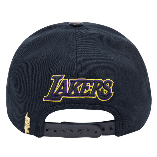 Mens Los Angeles Lakers Classic Logo Snapback Cap