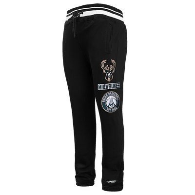 Mens Milwaukee Bucks Retro Classic Fleece Sweatpants