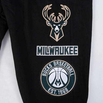 Mens Milwaukee Bucks Retro Classic Fleece Sweatpants