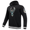 Mens Milwaukee Bucks Retro Classic Fleece Hoodie