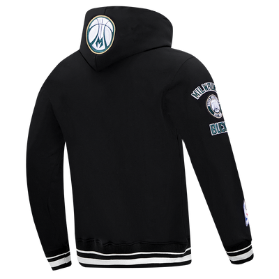 Mens Milwaukee Bucks Retro Classic Fleece Hoodie