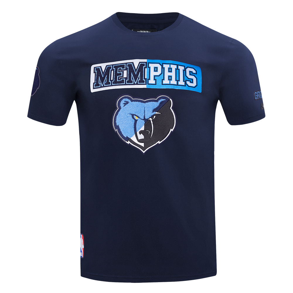 Mens Memphis Grizllies Split Logo T-Shirt