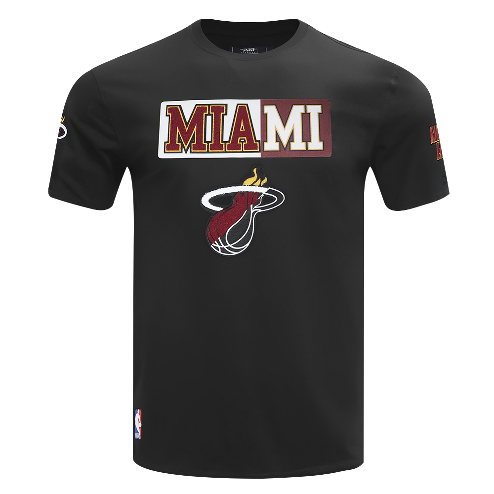 Mens Miami Heat Split Logo T-Shirt