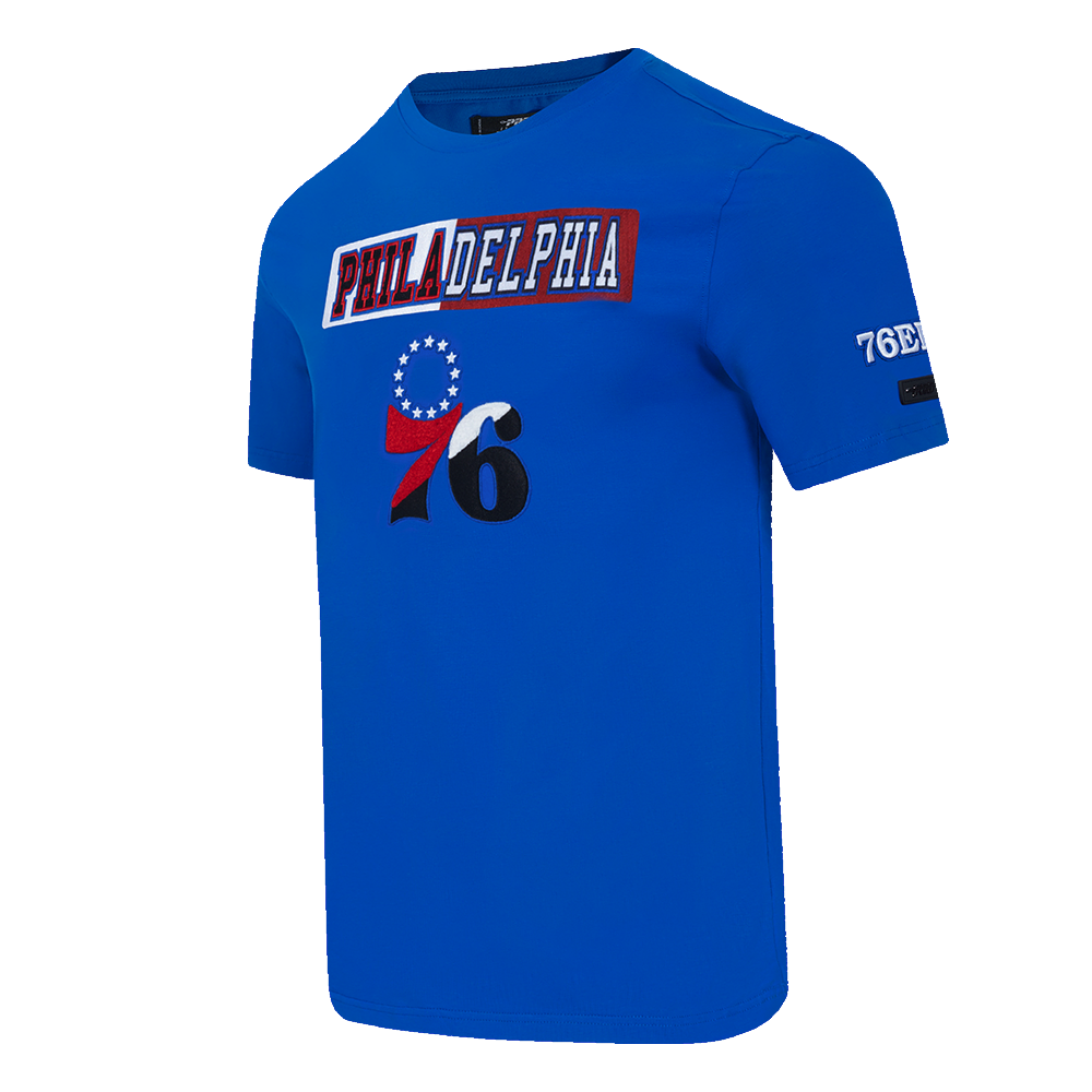 Mens Phalidelhpia 76ers Split Logo T-Shirt