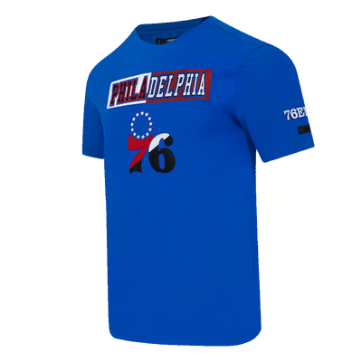 Mens Phalidelhpia 76ers Split Logo T-Shirt