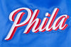 Mens Philadelphia 76ers Classic Retro Satin Jacket