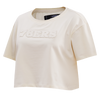 Womens Philadelphia 76ers Classic Neutral Boxy T-Shirt