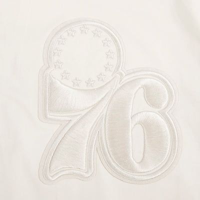 Womens Philadelphia 76ers Classic Neutral Twill Jacket