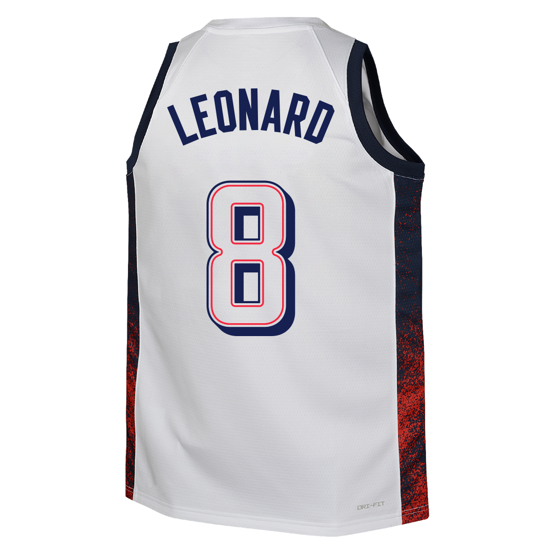 Shop Mens Kawhi Leonard USA Home White Jersey Online NBA Store Middle East UAE