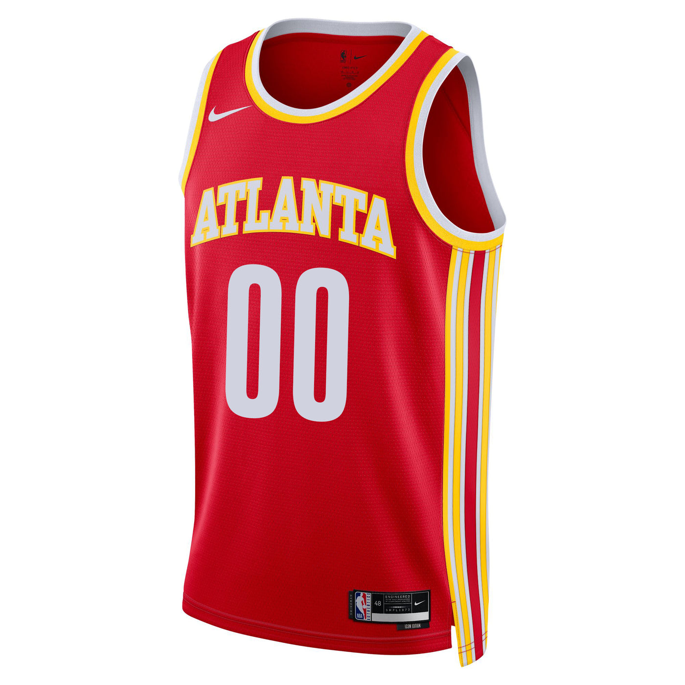 Mens Atlanta Hawks Swingman Icon Edition Custom Jersey 22
