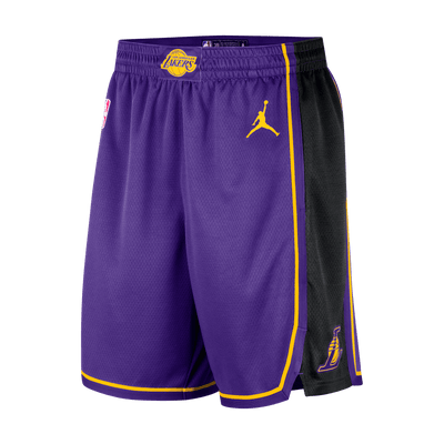 Mens Los Angeles Lakers Statement Swingman Shorts
