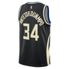 Mens Milwaukee Bucks Giannis Statement Swingman Replica Jersey