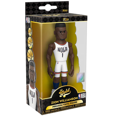 Gold 5" NBA: New Orleans Pelicans - Zion Williamson Figurine