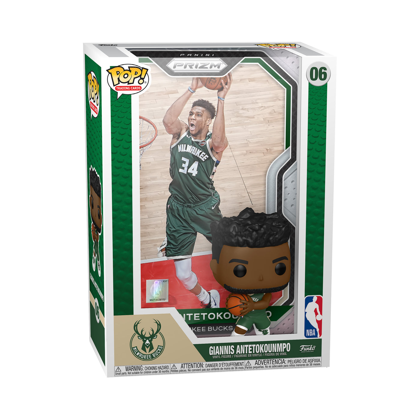 Pop Cover! NBA: Giannis Antetokounmpo Figurine