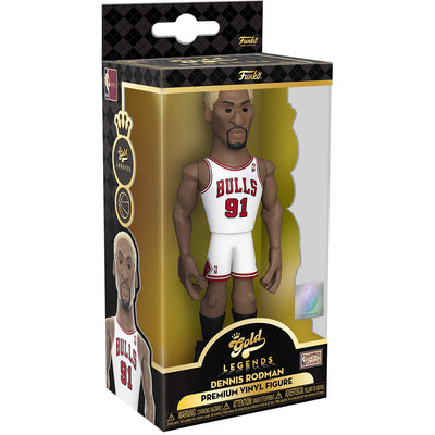 Gold 5" NBA: Chicago Bulls- Dennis Rodman Figurine