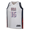 Junior Devin Booker USA Home White Jersey