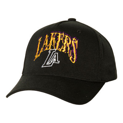 Suga Glitch Los Angeles Lakers Stretch Snapback Cap