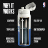 Dallas Mavericks 50 Series 750ml Insulated Water Bottle