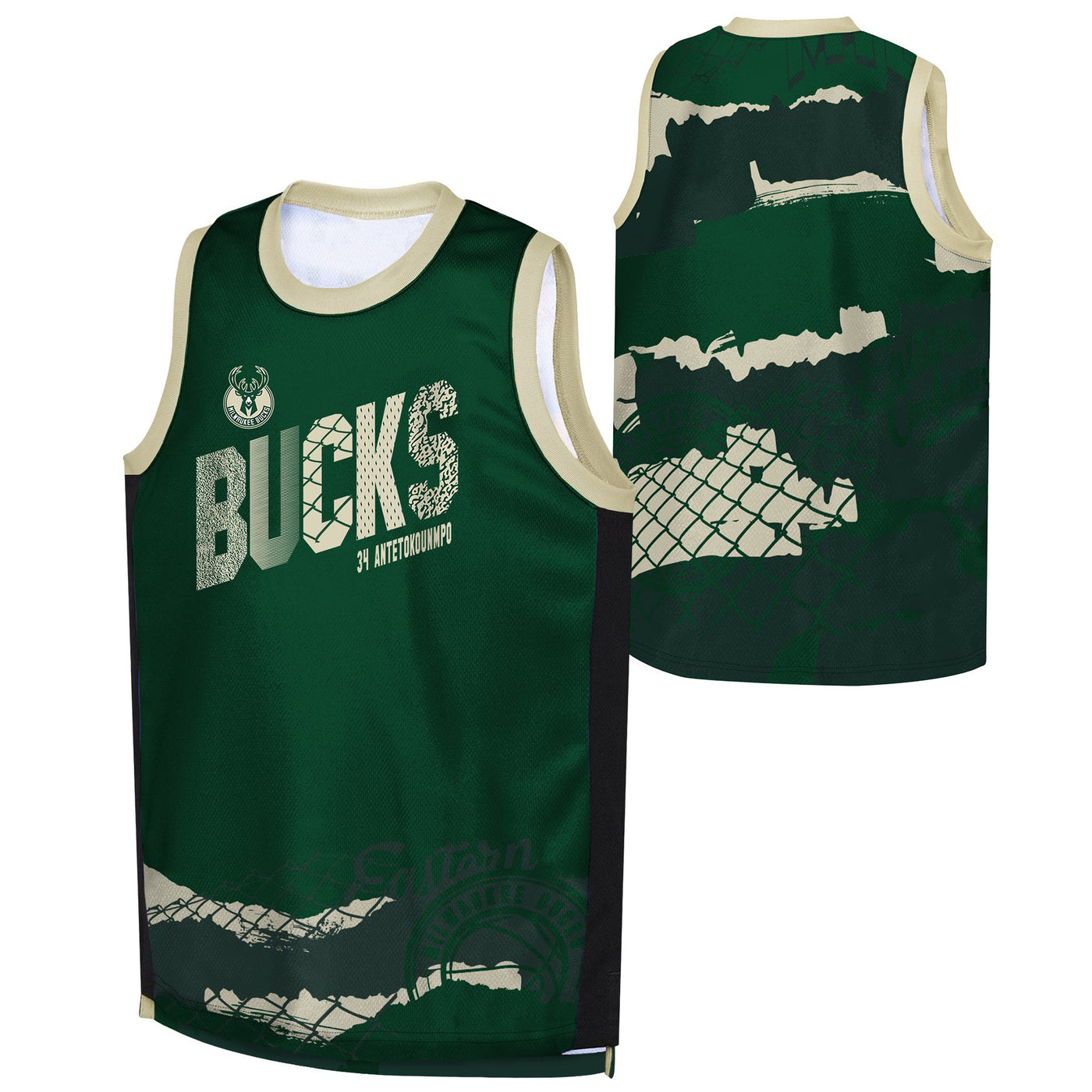 Mens Milwaukee Bucks Giannis Fast Break Shooter Tank Top