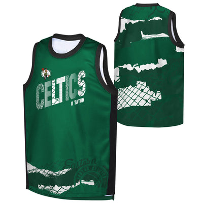 Mens Boston Celtics Jayson Tatum Fast Break Shooter Tank Top