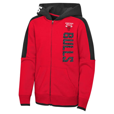 Mens Chicago Bulls Zach Lavine Post Up Full Zip Hoodie