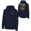 Mens Golden State Warriors Brushed Back Fleece Hoodie