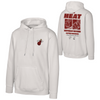 Mens Miami Heat Brushed Back Fleece Hoodie