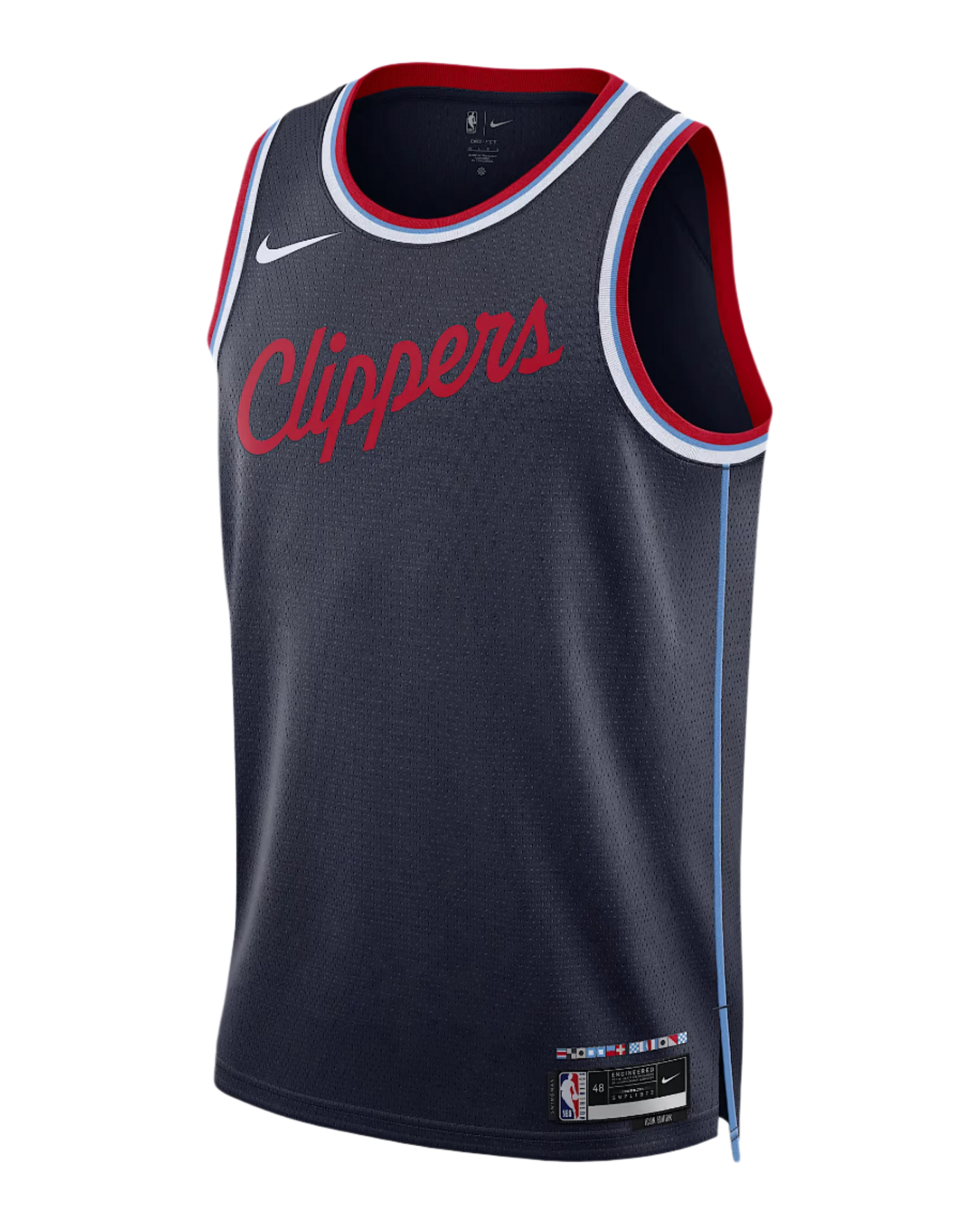 Mens La Clippers Blank Icon Replica Jersey