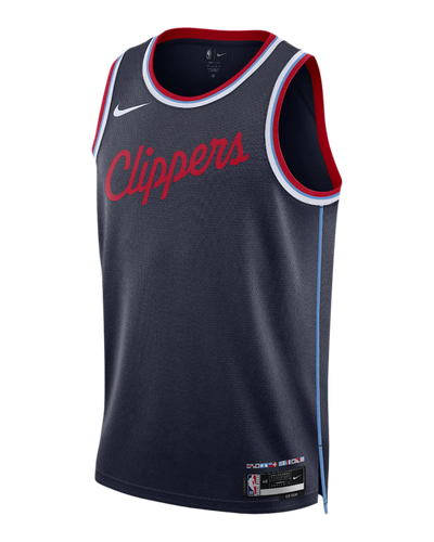Mens La Clippers Blank Icon Replica Jersey