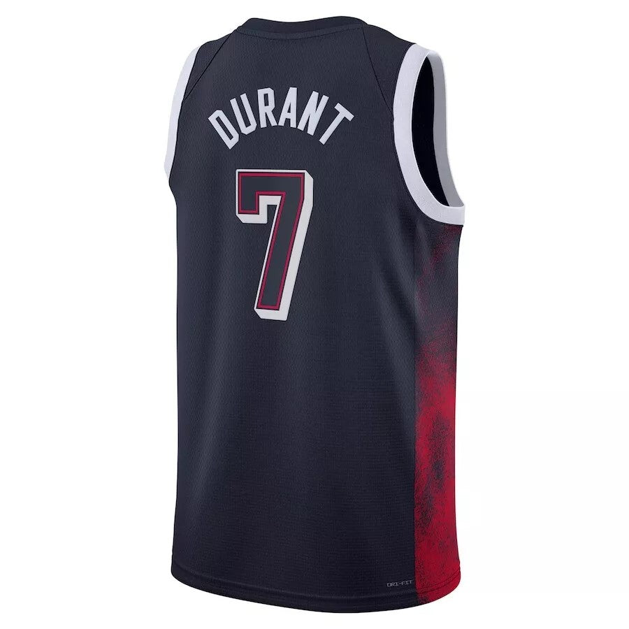 Mens Kevin Durant USA Road Navy Jersey