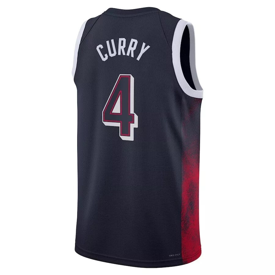 Shop Mens Steph Curry USA Road Navy Jersey Online NBA Store Middle East UAE