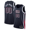 Mens Blank USA Road Navy Jersey