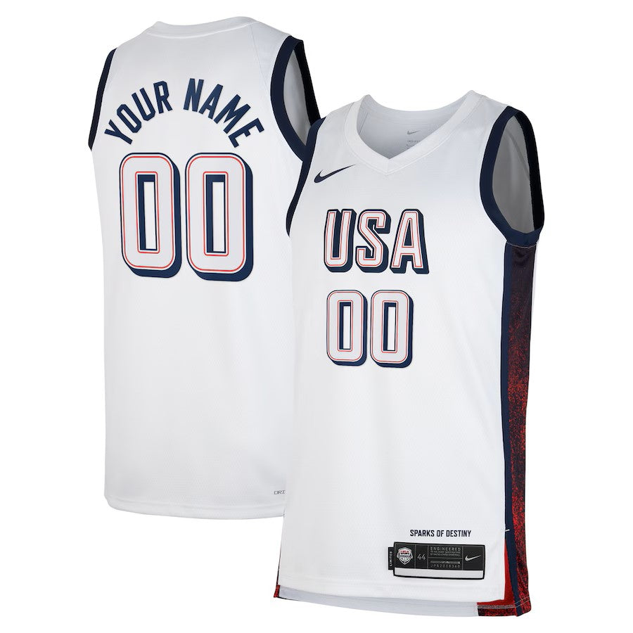 Junior Team USA OLY24 Home Replica Blank Jersey