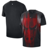 Mens Chicago Bulls Icon Practice SS T-Shirt