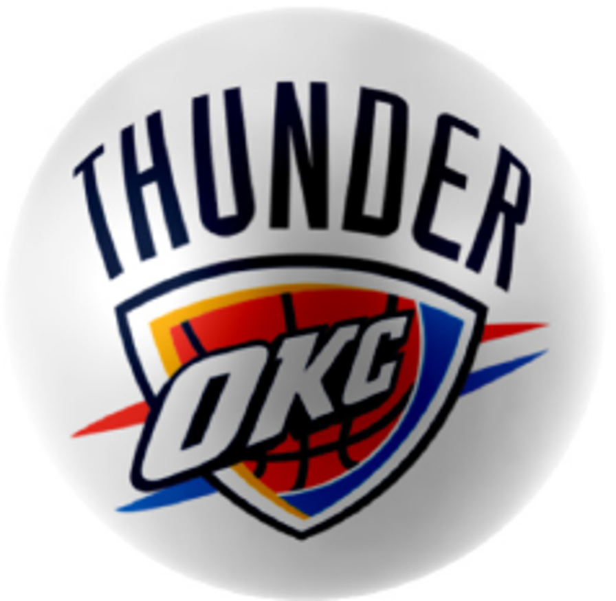 Oklahoma City Thunder High Bounce Mini PU Ball