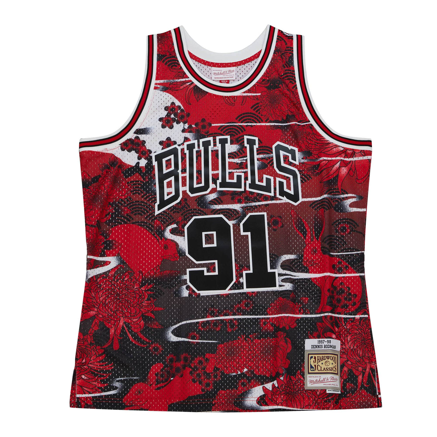 Mitchell & Ness NBA Swingman Chicago Bulls 97 Dennis Rodman Men's Jersey