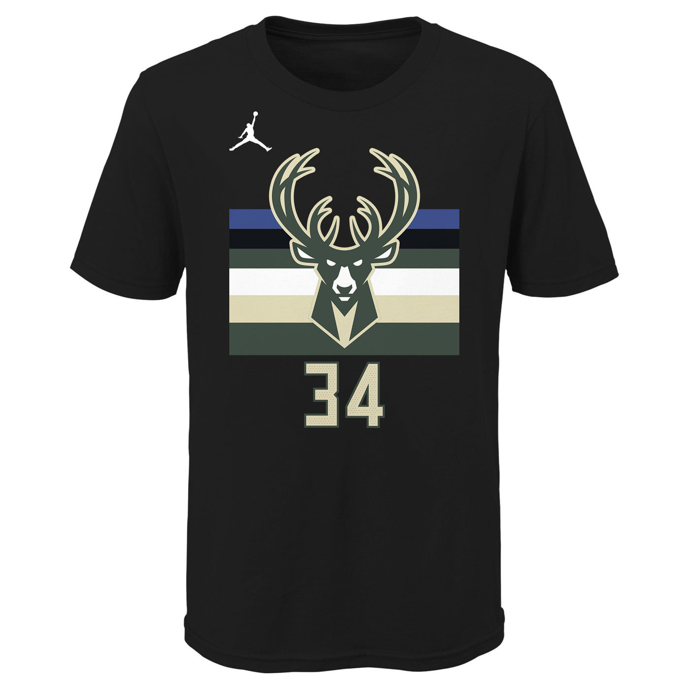 Kids Milwaukee Bucks Giannis Statement Name & Number T-Shirt