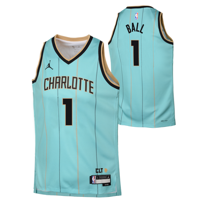 Boys Charlotte Hornets Lamelo Ball CE 24 Jersey