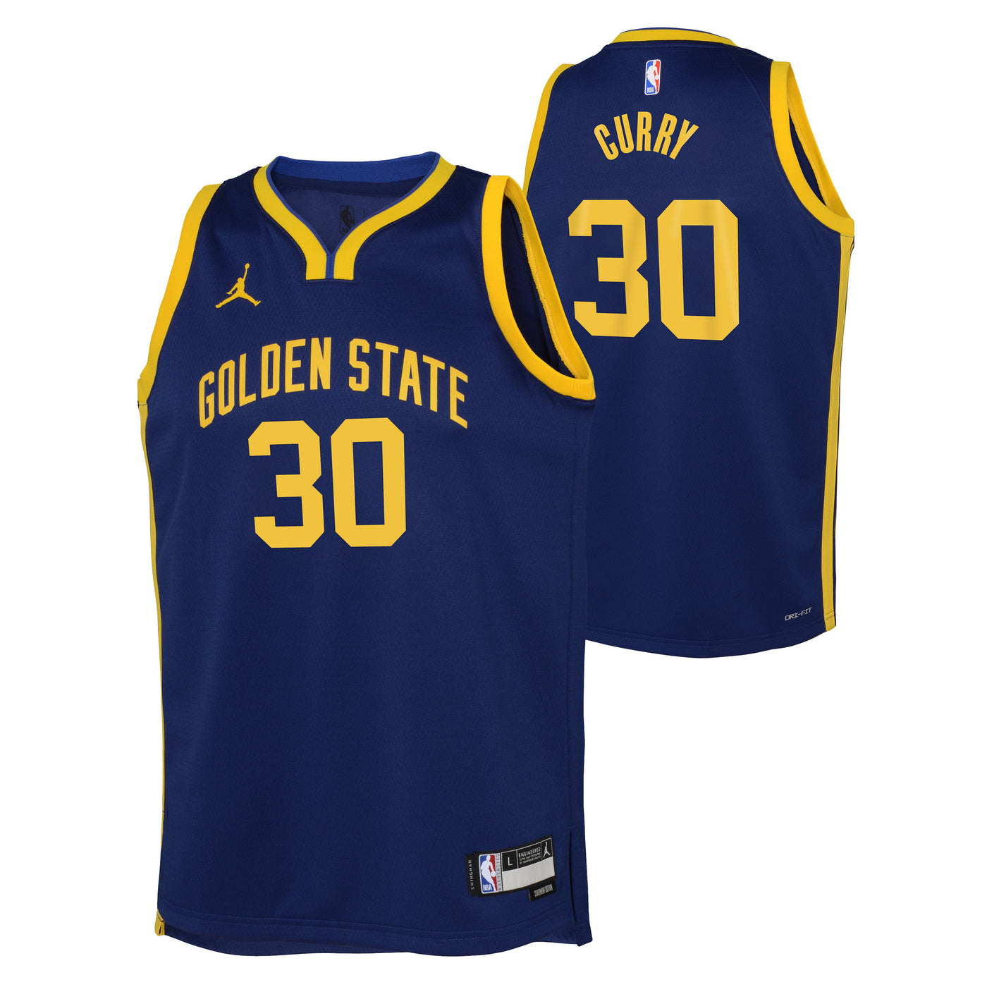 Boys Golden State Warriors Steph Curry Statement Swingman Replica Jersey