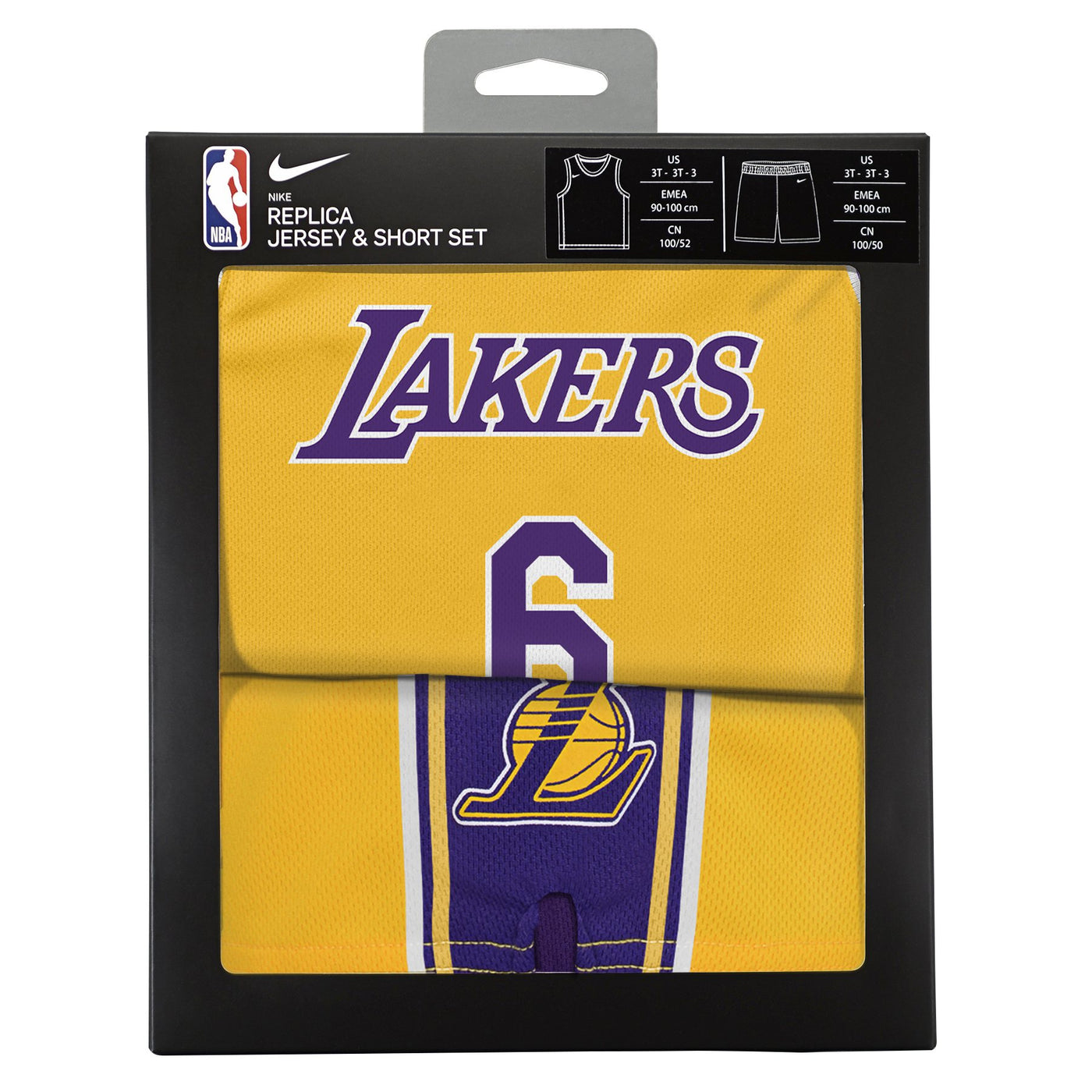 Toddler Los Angeles Lakers Lebron James Icon Replica Jersey Set