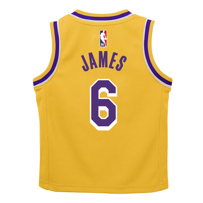 Toddler Los Angeles Lakers Lebron James Icon Replica Jersey Set