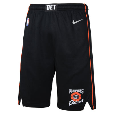Boys Detroit Pistons City Edition Swingman Replica Shorts