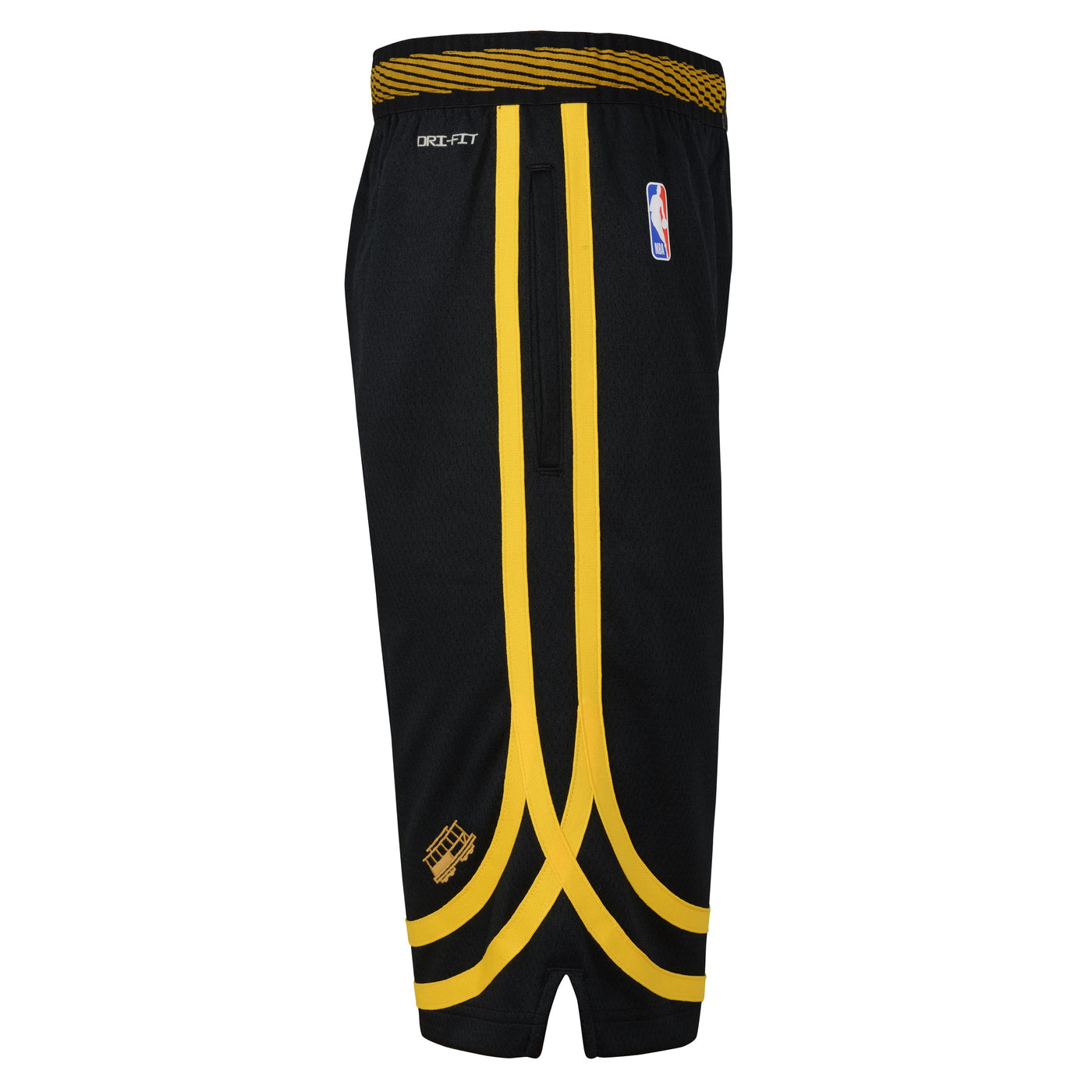 Boys Golden State Warriors City Edition Swingman Replica Shorts