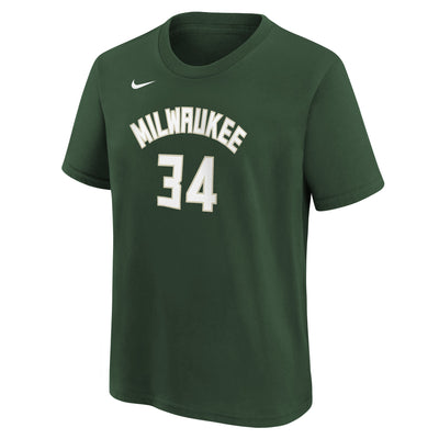 Boys Milwaukee Bucks Giannis Icon Name & Number T-Shirt