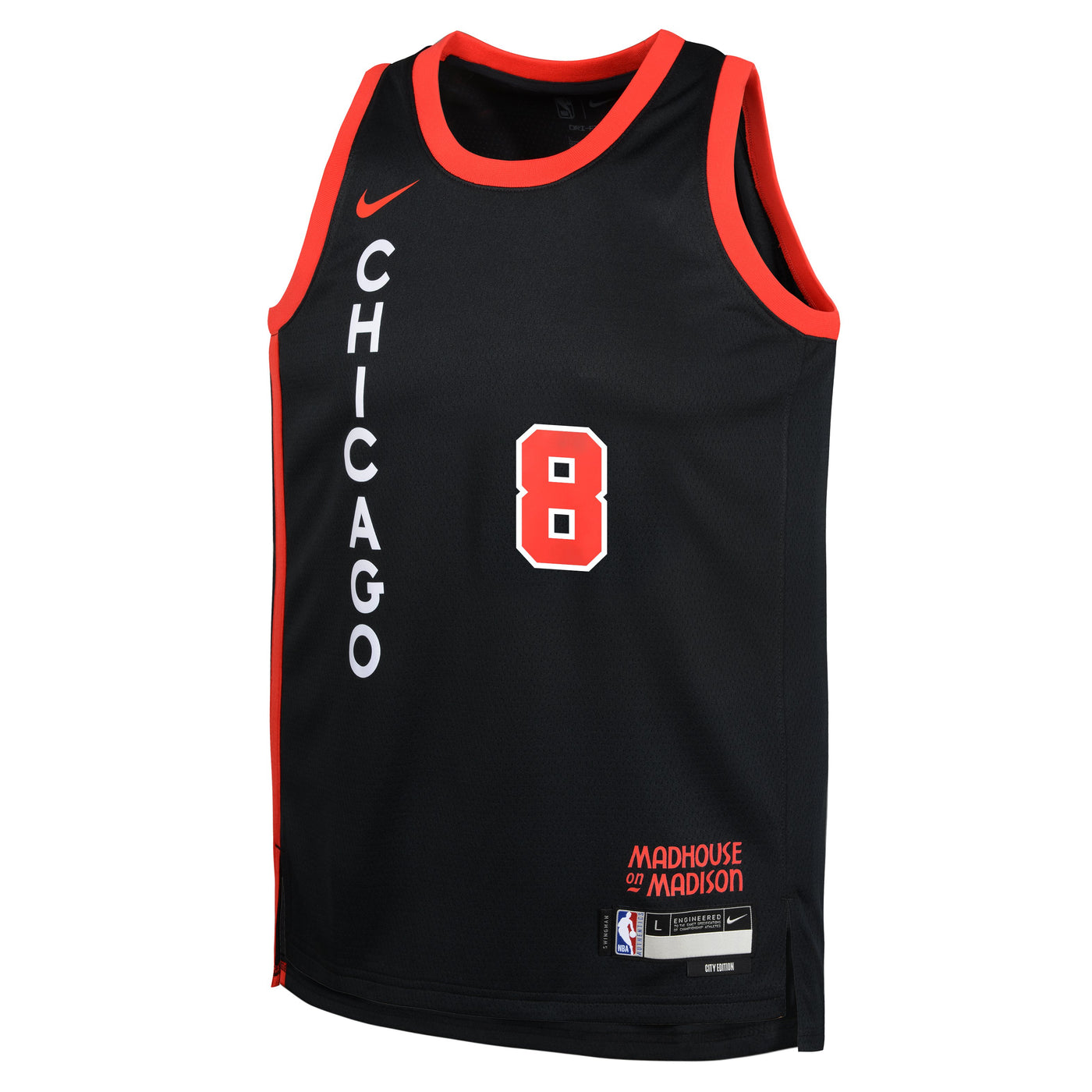 Boys Chicago Bulls Zach Lavine City Edition Swingman Replica Jersey