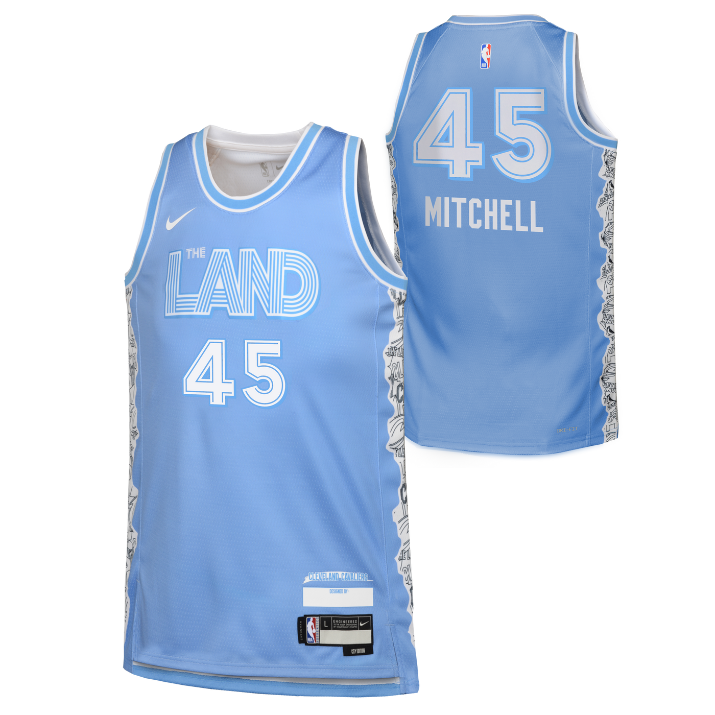 Boys Cleveland Cavaliers Donovan Mitchell CE 24 Jersey