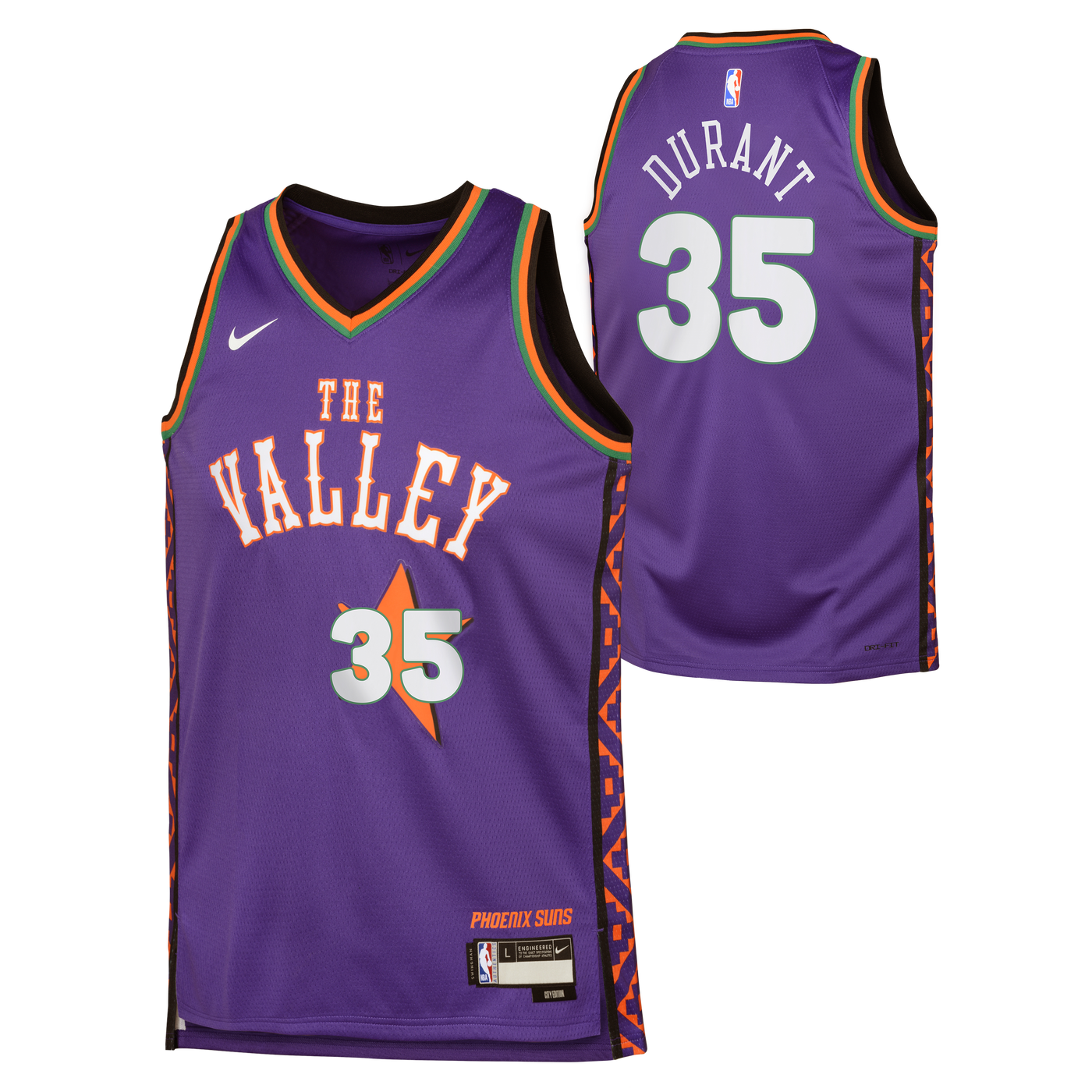 Boys Phoenix Suns Kevin Durant CE 24 Jersey